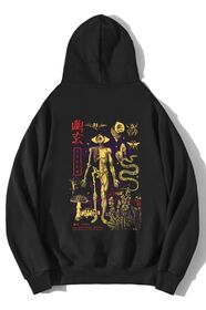 BRZ COLLECTION Unisex Oversize The Dark Side of Japan Hoodie