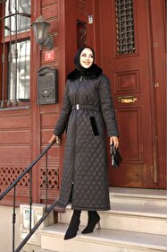Happiness İstanbul Kadın Camel Kruvaze Yaka Kuşaklı Mevsimlik