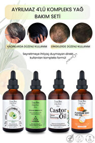 True Bee Daily Dream Series | Süper 4'lü Kompleks Yağ Seti | Hızlı