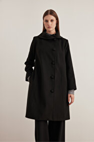 Aker 8578112 Asimetrik Yaka Kaban - Fiyatı, Yorumları