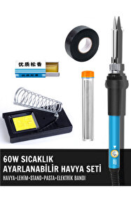 SolinpaTech St-60 Model Profesyonel 60w Isı Ayarlı Havya Lehim