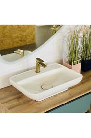 ラガルン TURKUAZ Cerastyle Lal 60 Tezgah Üstü Çanak Lavabo 60x42 Cm (lavabo