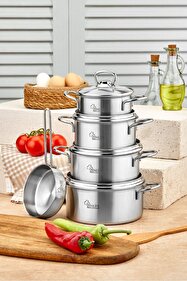 ALİNA HOME ZENLİFE SAKLA ISIT 9 PARÇA ÇELİK SET - Fiyatı, Yorumları