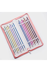 KnitPro Zing Standart Örgü Şiş Seti yeni ambalaj 40 cm - Tek uçlu