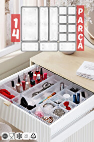 Nandy Home 14 Parça Çekmece İçi, Düzenleyici, Organizer Set
