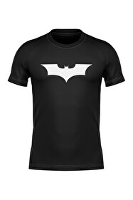 YHM Erkek Compression Tişört Batman Baskılı Siyah Spor Body