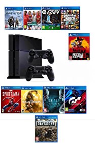 ProGameX Sony Ps4 1 Tb Slim Kasa 20 Oyunlu 2 Adet V2 Kol (11.00V