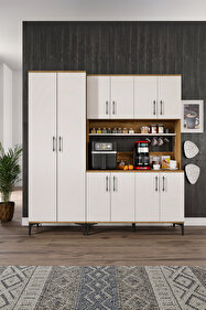 mapahomeliving Plain Metal Ayak Metal Kulp Pla10190 Kahve Köşesi
