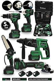 RAXTOR Profesyonel 36v Matkap Hilti Taşlama Somun Sıkma Makas