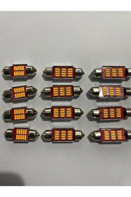 ドラム缶LEDライト内臓No.5 Vlotho TURUNCU Sofit Led Arıza Yakmaz C5w Tavan Plaka Ampül 39mm 2