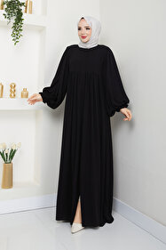 PB　綾波種子セット MELEK ARAZ Premium Natural Aysha Keten Abaya Takım – Siyah