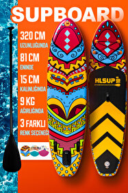 HLSUP Sup Paddle Board Full Set 320x81x15 Cm Inflatable Surfboard