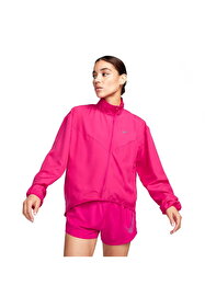Nike Dri Fit Swoosh Hbr Jacket Pembe Kadın koşu Ceket -Rüzgarlık
