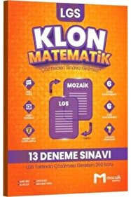 Mozaik Yayınları Mozaik Yayınları Mozaik 8. Sınıf LGS Matematik 13