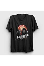 Presmono Unisex Siyah Warp Planet Queens Of The Stone Age T-Shirt