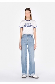 Colin's 970 Berry Regular Fit Yüksel Bel Geniş Paça Kadın Mavi