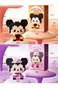 Dek Toy Store BRİCKS Yeni Stil Mickey Mouse ve Minnie Mouse Figür