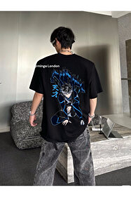 Minga London Siyah Blue Lock Michael Kaiser Sırt Baskılı Oversize