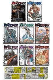 Destek Yayınları Berserk 8 Cilt Manga Seti + Mat. Öğreten Cetvel