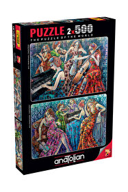 Anatolian Puzzle 2x500 Parça Yapboz Puzzle - Renkli Notalar 1/2