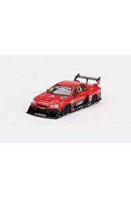 mini gt 843 Nissan LB-ER34 Super Silhouette SKYLINE Red/Black 1/64