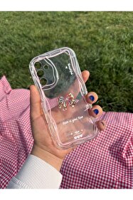 MustCase Samsung Galaxy A15 Uyumlu Kılıf Dalga Kenarlı Darbeye
