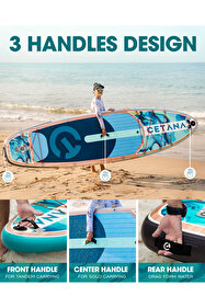 【エスプリーナ】10点セット♡ Bestway Hydro Force 65363 Panorama Şişme Sup Paddle Board Set
