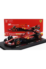Burago Formula 1 Ferrari Sf24 Charles Leclerc 1/43 Pilotlu Ve