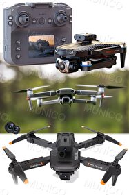 Munico DJ S9 Pro 8K Kamera Drone Uzaktan Kumandalı Mini Drone