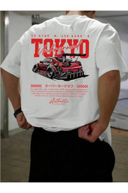 Tospikten Toyota Supra Design Tshirt , Unisex Premium, Çatlama