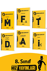 Hız Yayınları LGS 2026 8. Sınıf Matematik-Türkçe-Fen-Din-Inkılap