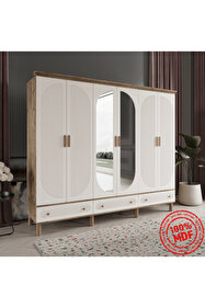 DRNHOME SOHO 6 KAPAKLI AYTAŞI GARDIROP TAMAMI MDF - Fiyatı, Yorumları