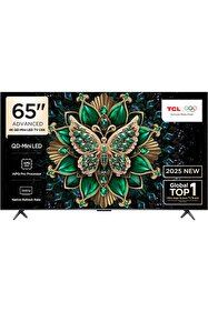 TCL 65C8K 65inc 164 cm QD Miniled 4K UHD Google TV,Uydu Alıcılı