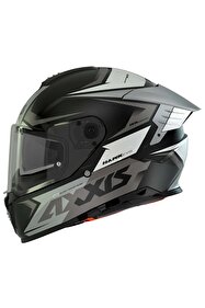Axxis HAWK SV EVO IXIL A02 MATT TITANIUM MOTOSİKLET KASKI ECE