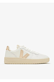 VEJA Kadın Beyaz Campo Extra White Natural Suede Leather Sneaker