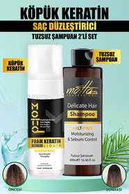 Motto Plus Professional Düzleştirici Köpük Keratin Botox ve Tuzsuz