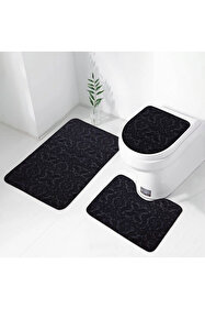 Teksev Klozet Kapak Örtüsü, Peluş Krem Düz Renk, Banyo Klozet