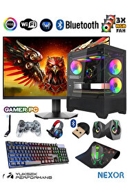 GAMİNGTECH İ5 3.70 Ghz 16gb Ram Gtx 1050 Ti Ekran Kartı 24 Inç Fhd