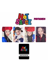 Kpop Dünyasi BABYMONSTER Asa '' Hot Sauce '' Photocards Set