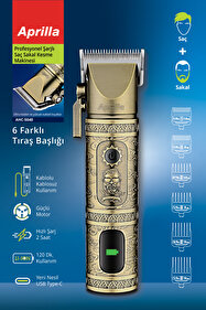 Aprilla Ahc 5036 Şarjlı Saç Sakal Kesme Makinesi - Fiyatı, Yorumları