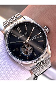 Quantum Otomatik Mekanizma Sapphire Cizilmez Cam Çelik Kordon 10