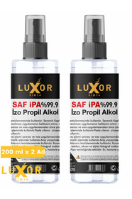 Luxor Kimya Saf İpa İzopropil 200ml X 2 Ad %99.9 - Fiyatı, Yorumları