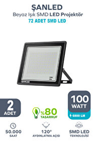 Panasonic Led Floodlight 100 Watt 9000lm Projektör 6500k