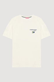 Quzu Bisiklet Yaka Oversize Basic Tişört Ekru - Fiyatı, Yorumları