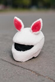 Butik Motor & Motosiklet Kırmızı Şeytan Boynuzlu Çift Örgülü Saç