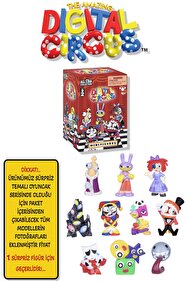 TOYFEST 4 ADET Amazing Digital Circus All Star Mini Figür 5 CM 4