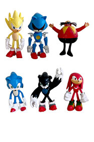 UDATOYS Sonic The Hedgehog Egg Man Ekidne Knuckles Silver Golden