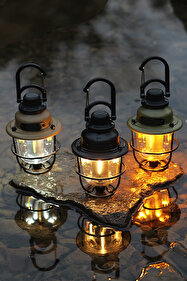 Genel Markalar Hs 5209 10watt Ledli Şarj Edilebilir DİMMERLİ Retro