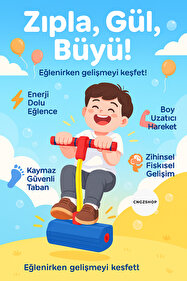 CNGZSHOP Çocuklar İçin Atlama Zıplama Oyuncağı | Boy Uzatıcı