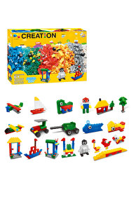 Gokidy CREATION Eğitici Yaratıcı Oyuncak Blok Yapım Seti 550 Parça
